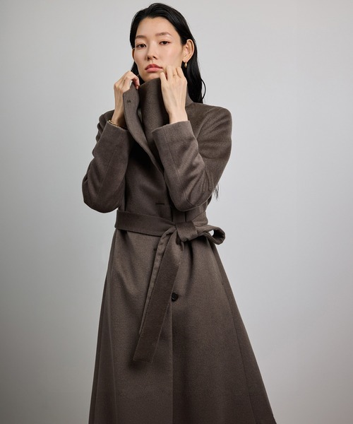 プレミアムカシミヤ ロングコート【逸品・マルチWAY】【25AW】（ステン