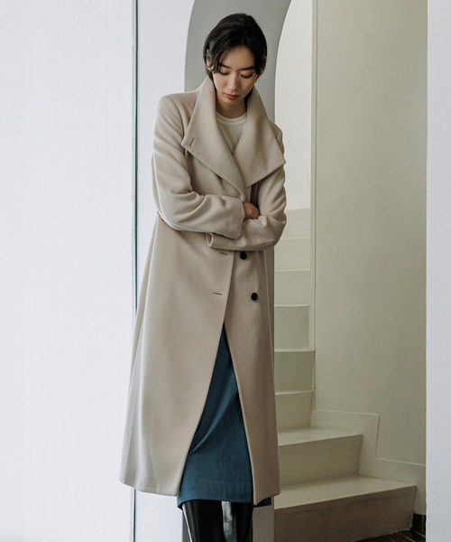 プレミアムカシミヤ ロングコート【逸品・マルチWAY】【25AW】（ステン