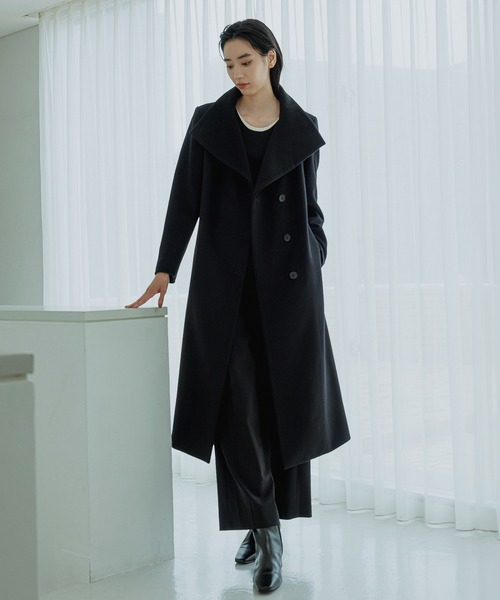 プレミアムカシミヤ ロングコート【逸品・マルチWAY】【25AW】（ステン