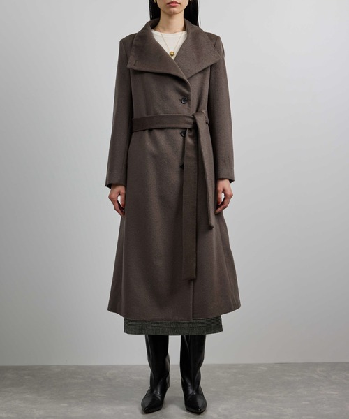 プレミアムカシミヤ ロングコート【逸品・マルチWAY】【25AW】（ステン