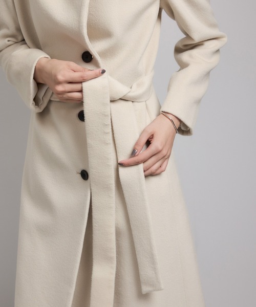 プレミアムカシミヤ ロングコート【逸品・マルチWAY】【25AW】（ステン