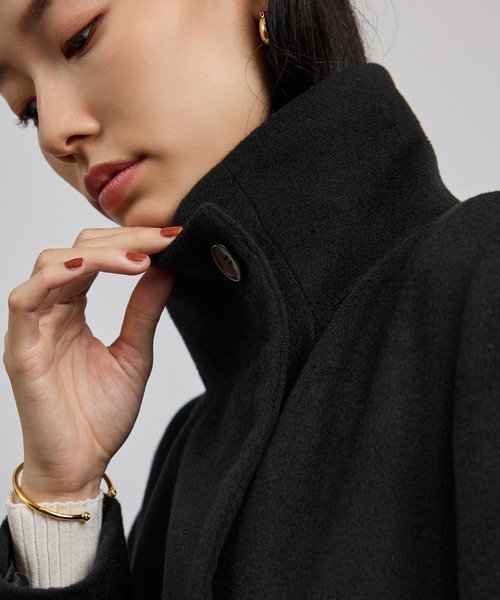 プレミアムカシミヤ ロングコート【逸品・マルチWAY】【25AW】（ステン