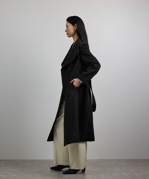 プレミアムカシミヤ ロングコート【逸品・マルチWAY】【25AW】（ステン