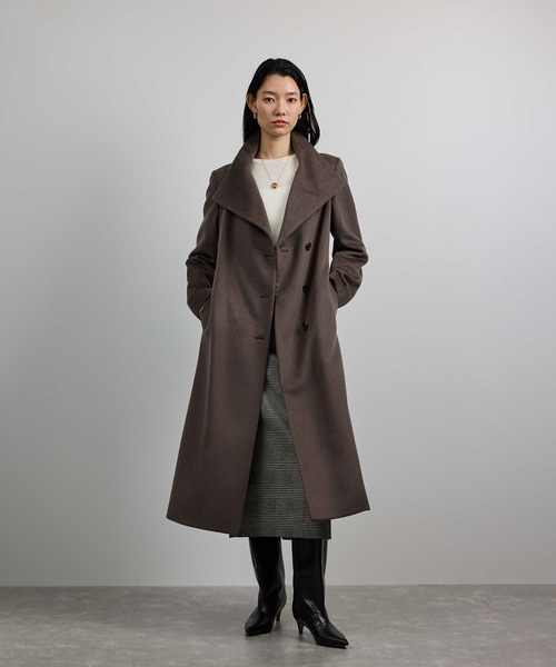 プレミアムカシミヤ ロングコート【逸品・マルチWAY】【25AW】（ステン