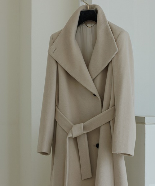 プレミアムカシミヤ ロングコート【逸品・マルチWAY】【25AW】（ステン