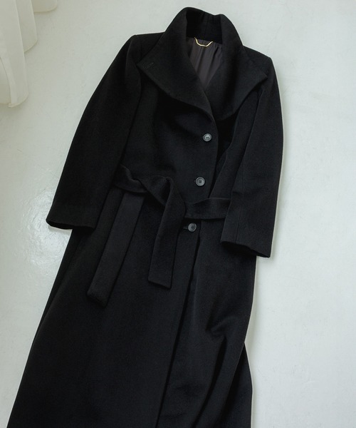 プレミアムカシミヤ ロングコート【逸品・マルチWAY】（ステンカラー