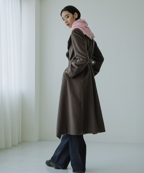 プレミアムカシミヤ ロングコート【逸品・マルチWAY】（ステンカラー
