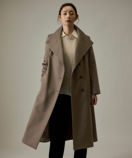 新品タグ付　ロペ　rope プレミアムカシミヤ ロングコート　逸品・マルチWAY プレミアムカシミヤ ロングコート【逸品・マルチWAY】【25AW】（ステン