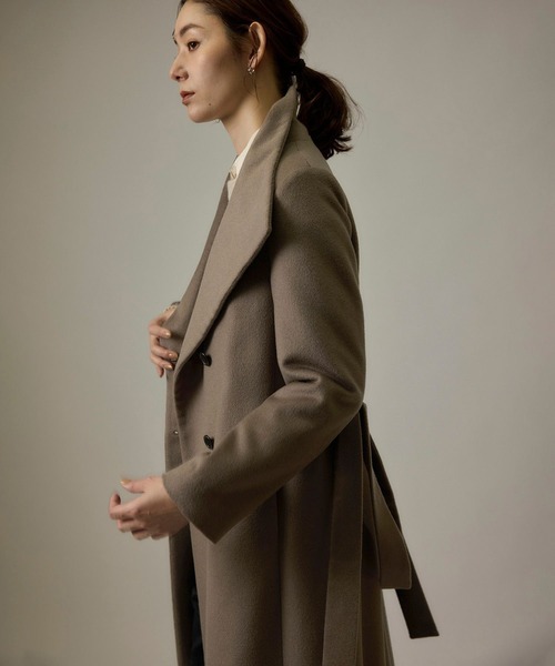 新品タグ付　ロペ　rope プレミアムカシミヤ ロングコート　逸品・マルチWAY ROPE'｜プレミアムカシミヤ ロングコート【逸品・マルチWAY】【25AW