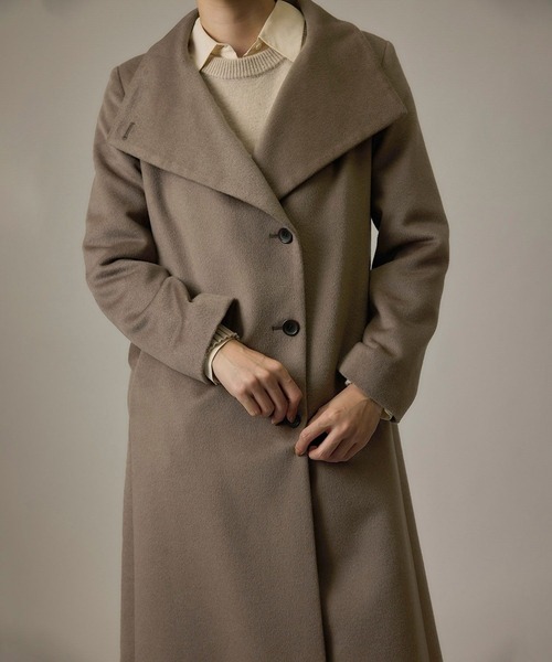 プレミアムカシミヤ ロングコート【逸品・マルチWAY】【25AW】（ステン