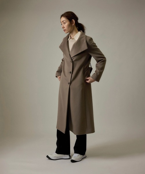 プレミアムカシミヤ ロングコート【逸品・マルチWAY】【25AW】（ステン
