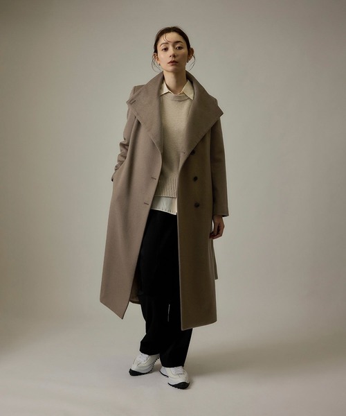 プレミアムカシミヤ ロングコート【逸品・マルチWAY】【25AW】（ステン