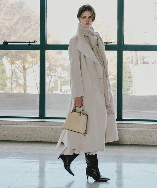 プレミアムカシミヤ ロングコート【逸品・マルチWAY】【25AW】（ステン