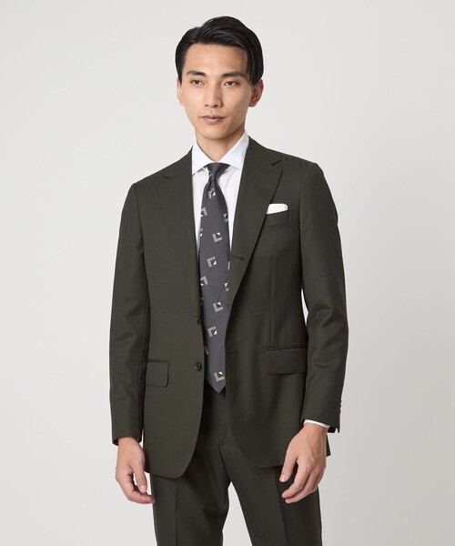 セール】GUABELLO ヘリンボーン 3B HXD スーツジャケット（スーツ