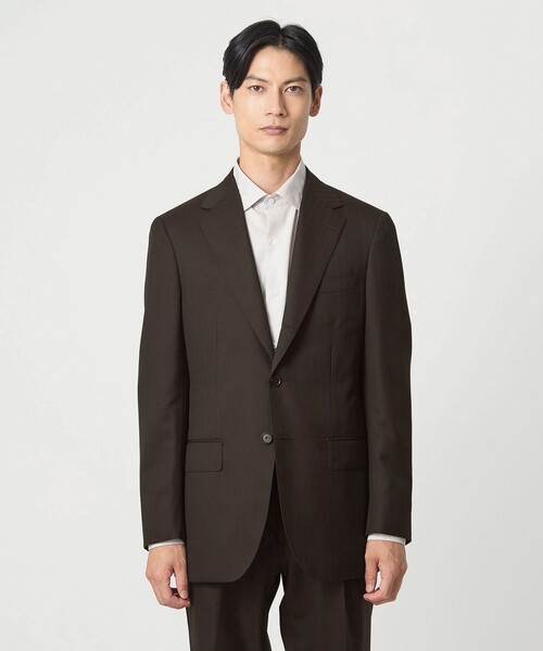 セール】GUABELLO ヘリンボーン 3B HXD スーツジャケット（スーツ