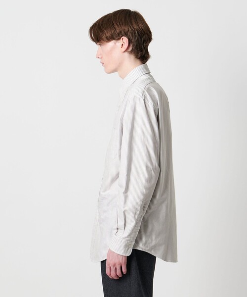 District（ディストリクト）の「＜District＞オックスフォード ストライプ ボタンダウンシャツ（シャツ/ブラウス・メンズ・ライトグレー・15  1/2/16）」の12枚目の写真