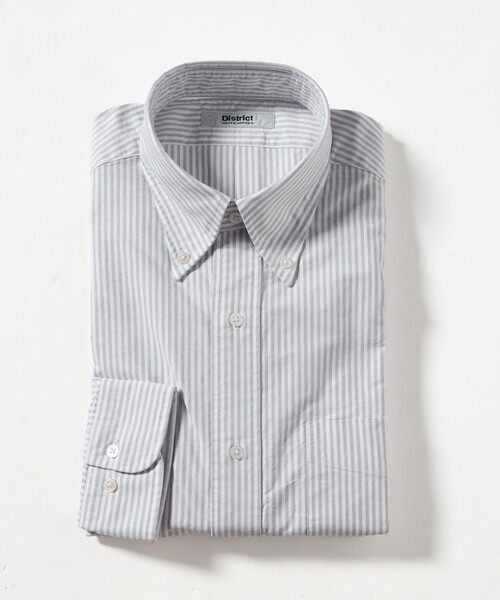 District（ディストリクト）の「＜District＞オックスフォード ストライプ ボタンダウンシャツ（シャツ/ブラウス・メンズ・ライトグレー・15  1/2/16）」の13枚目の写真