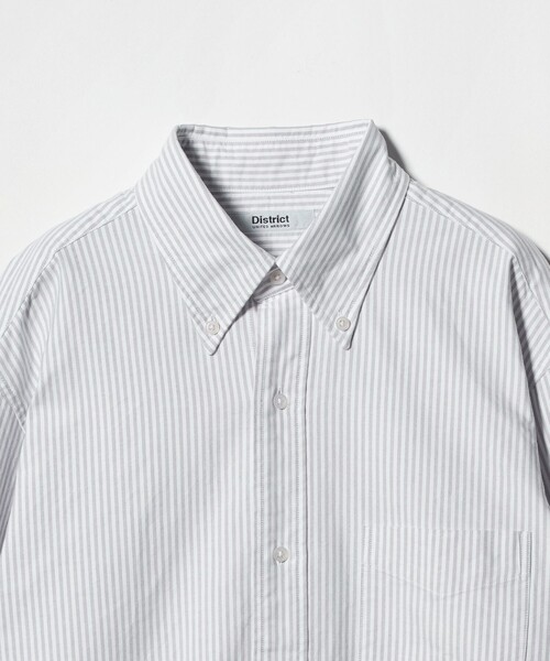 District（ディストリクト）の「＜District＞オックスフォード ストライプ ボタンダウンシャツ（シャツ/ブラウス・メンズ・ライトグレー・15  1/2/16）」の8枚目の写真