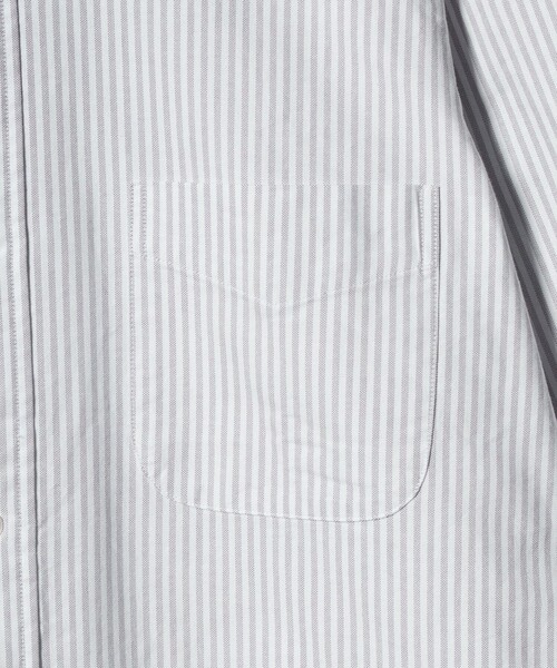 District（ディストリクト）の「＜District＞オックスフォード ストライプ ボタンダウンシャツ（シャツ/ブラウス・メンズ・ライトグレー・15  1/2/16）」の7枚目の写真