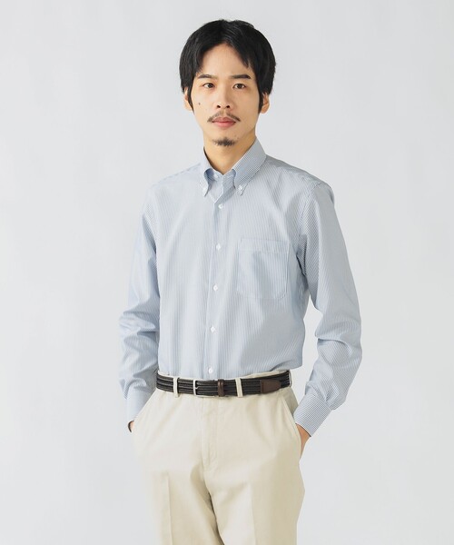 BEAMS HEART(ビームスハート)の「オックス ボタンダウンカラーシャツ【吸水速乾】(シャツ/ブラウス・メンズ・その他/その他1・37/39/40/38/41/42)」の2枚目の写真