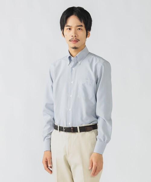 BEAMS HEART(ビームスハート)の「オックス ボタンダウンカラーシャツ【吸水速乾】(シャツ/ブラウス・メンズ・その他/その他1・37/39/40/38/41/42)」の9枚目の写真