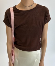 シアーフレンチスリーブTEE
