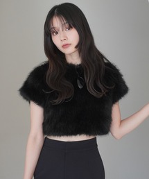 eimy istoir 大人気 ショート丈トップス eimy istoire ボリュームフラワーモチーフアメスリトップス