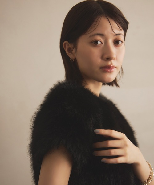 EIMY ISTOIRE（エイミーイストワール）の「ファートップス（その他トップス・レディース・ベージュ/アイボリー/ブラック・F）」の10枚目の写真