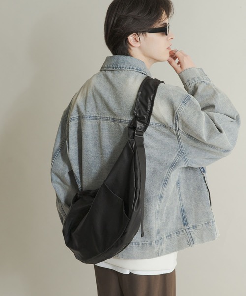 バッグ aoao シンプルトートbag（ファスナーver)☆彡マチ13㎝＆丸手ver