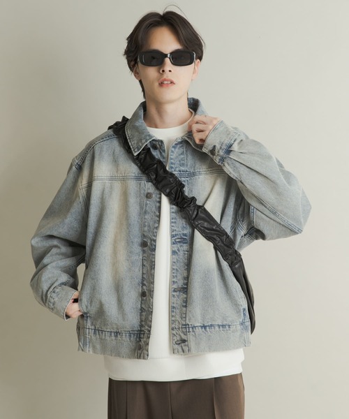 SENSE OF PLACE by URBAN RESEARCH(センスオブプレイスバイアーバンリサーチ)の「コクーンショルダーバッグ(ショルダーバッグ・メンズ・ブラウン/ブラック/カーキ・ONE)」の6枚目の写真