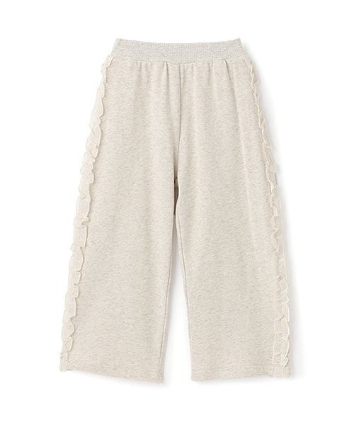 Lycee mine（リセマイン）の「【毛玉バイバイ裏毛】サイドフリルワイドシルエットスウェットパンツ（その他パンツ・キッズ・ライトピンク/ブルーグレー/オートミール/ラベンダー/トップグレー・130cm/140cm/100cm/110cm/120cm）」の6枚目の写真