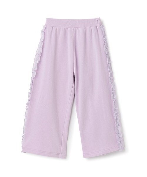 Lycee mine（リセマイン）の「【毛玉バイバイ裏毛】サイドフリルワイドシルエットスウェットパンツ（その他パンツ・キッズ・ライトピンク/ブルーグレー/オートミール/ラベンダー/トップグレー・130cm/140cm/100cm/110cm/120cm）」の9枚目の写真