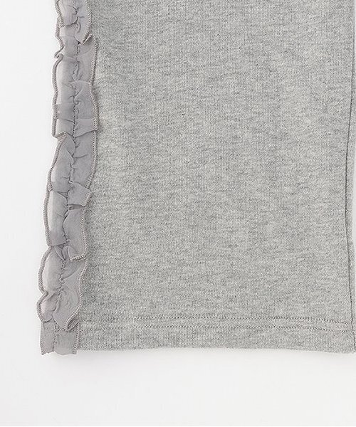 Lycee mine（リセマイン）の「【毛玉バイバイ裏毛】サイドフリルワイドシルエットスウェットパンツ（その他パンツ・キッズ・ライトピンク/ブルーグレー/オートミール/ラベンダー/トップグレー・130cm/140cm/100cm/110cm/120cm）」の13枚目の写真