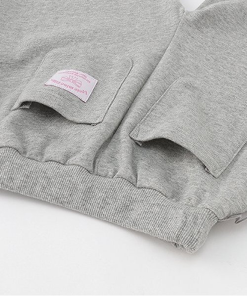 Lycee mine（リセマイン）の「【毛玉バイバイ裏毛】サイドフリルワイドシルエットスウェットパンツ（その他パンツ・キッズ・ライトピンク/ブルーグレー/オートミール/ラベンダー/トップグレー・130cm/140cm/100cm/110cm/120cm）」の15枚目の写真