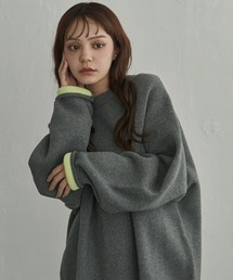 notch. | 【notch. by yui】バイカラージャガードニット 2026 A/W(ニット/セーター)