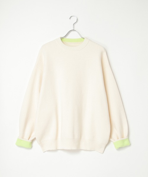 notch. by yui】バイカラージャガードニット 2025 A/W（ニット