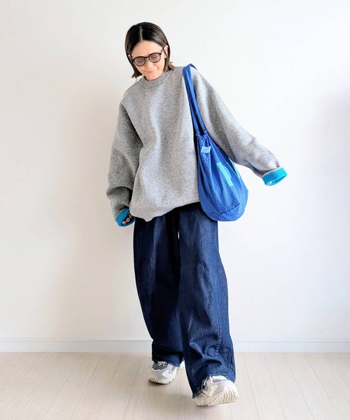notch.（ノッチ）の「【notch. by yui】バイカラージャガードニット 2025 A/W（ニット/セーター・レディース・オフホワイト/グレー/ブルー/レッド・M）」の19枚目の写真