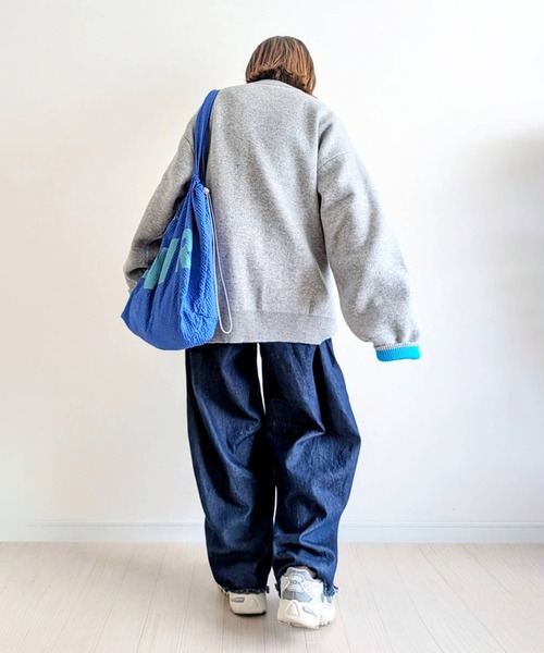notch.（ノッチ）の「【notch. by yui】バイカラージャガードニット 2025 A/W（ニット/セーター・レディース・オフホワイト/グレー/ブルー/レッド・M）」の22枚目の写真