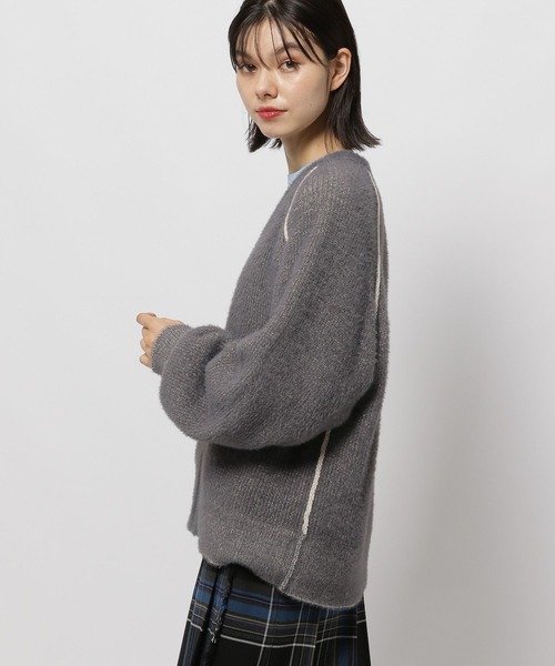 niko and...（ニコアンド）の「リバーシブルジップカーディガン（カーディガン/ボレロ・レディース・チャコール/アイボリー/ブルー/イエロー・FREE）」の14枚目の写真