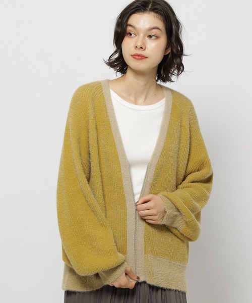 niko and...（ニコアンド）の「リバーシブルジップカーディガン（カーディガン/ボレロ・レディース・チャコール/アイボリー/ブルー/イエロー・FREE）」の17枚目の写真