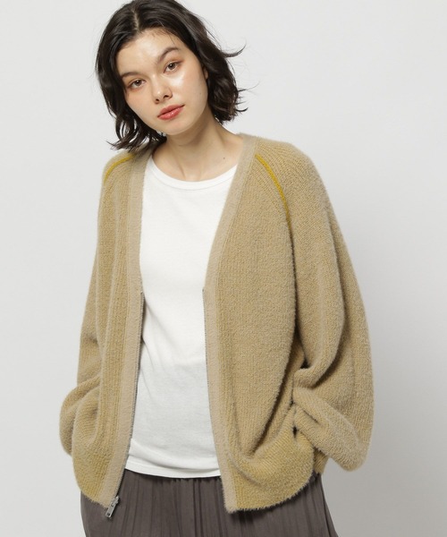 niko and...（ニコアンド）の「リバーシブルジップカーディガン（カーディガン/ボレロ・レディース・チャコール/アイボリー/ブルー/イエロー・FREE）」の19枚目の写真