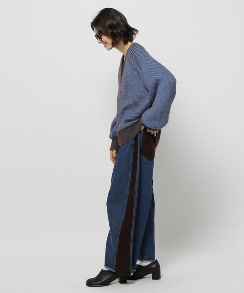 niko and...（ニコアンド）の「リバーシブルジップカーディガン（カーディガン/ボレロ・レディース・チャコール/アイボリー/ブルー/イエロー・FREE）」の21枚目の写真