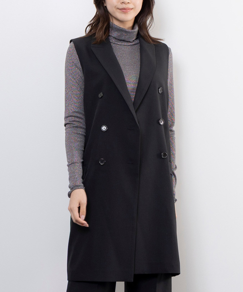 NARACAMICIE（ナラカミーチェ）の「【NARACAMICIE】ダブルジレ（その他アウター・レディース・ブラウン・M）」の2枚目の写真