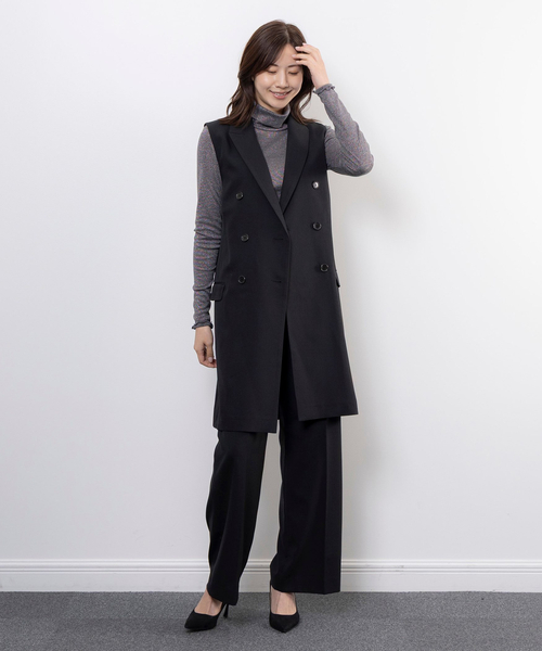 NARACAMICIE（ナラカミーチェ）の「【NARACAMICIE】ダブルジレ（その他アウター・レディース・ブラウン・M）」の4枚目の写真