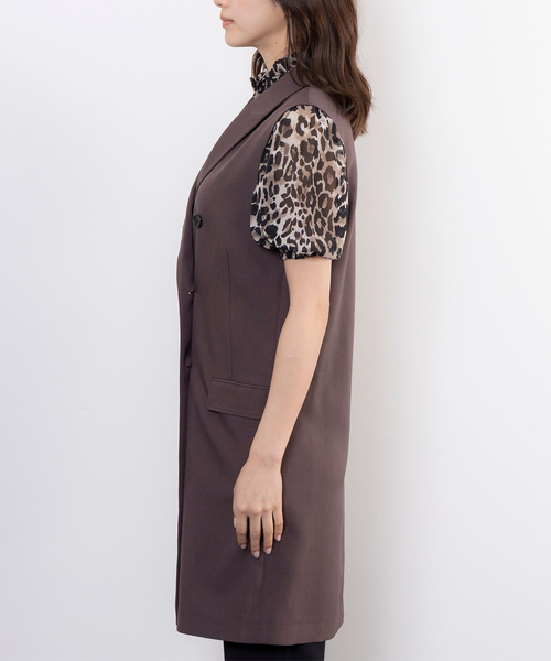 NARACAMICIE（ナラカミーチェ）の「【NARACAMICIE】ダブルジレ（その他アウター・レディース・ブラウン・M）」の7枚目の写真