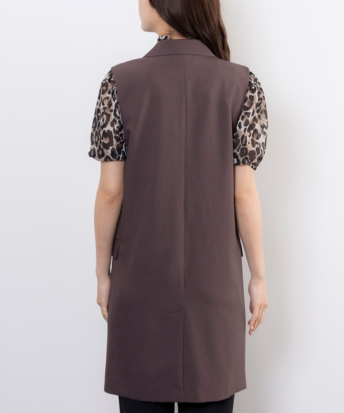 NARACAMICIE（ナラカミーチェ）の「【NARACAMICIE】ダブルジレ（その他アウター・レディース・ブラウン・M）」の8枚目の写真