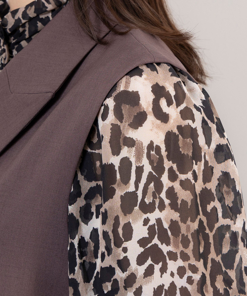 NARACAMICIE（ナラカミーチェ）の「【NARACAMICIE】ダブルジレ（その他アウター・レディース・ブラウン・M）」の12枚目の写真