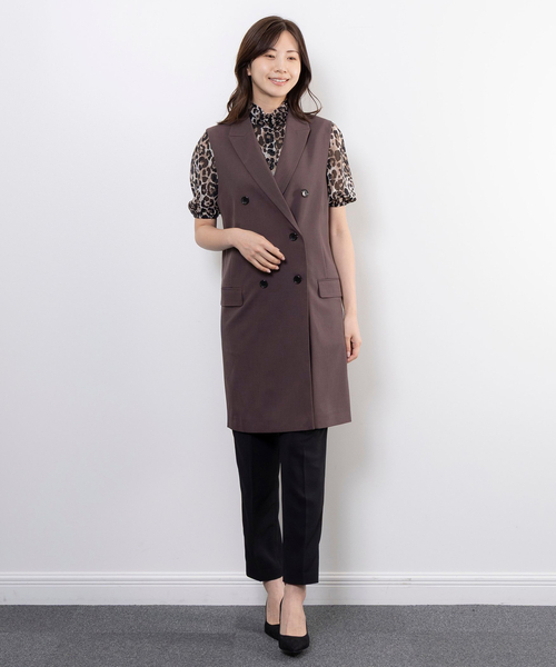 NARACAMICIE（ナラカミーチェ）の「【NARACAMICIE】ダブルジレ（その他アウター・レディース・ブラウン・M）」の18枚目の写真