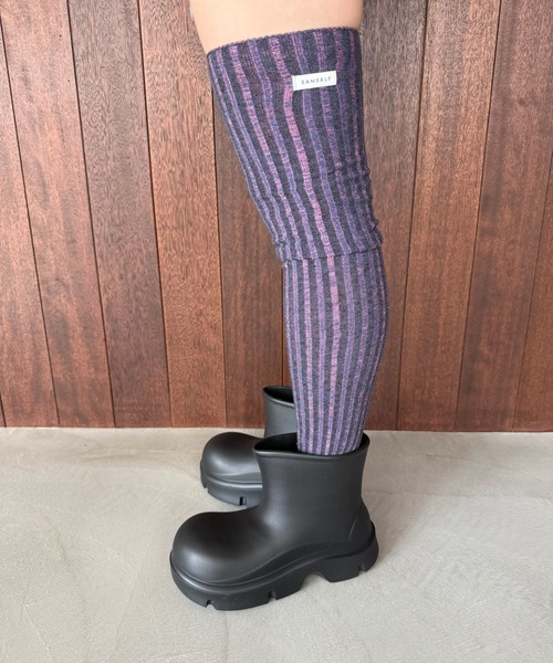 SANSeLF（サンセルフ）の「【SANSeLF】 ボリュームソールラウンドショートブーツ sas25a025（ブーツ・レディース・アイボリー/ブラック・S/M/L）」の9枚目の写真