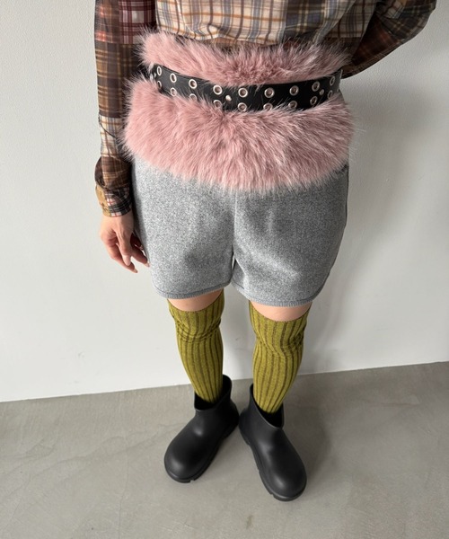 SANSeLF（サンセルフ）の「【SANSeLF】 ボリュームソールラウンドショートブーツ sas25a025（ブーツ・レディース・アイボリー/ブラック・S/M/L）」の13枚目の写真